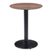 Alto Brown and Black Bistro Table - ZUO5047