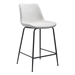 Byron White Counter Chair - ZUO5083