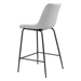 Byron White Counter Chair - ZUO5083