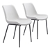 Byron White Dining Chair - Set of Two