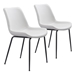 Byron White Dining Chair - Set of Two - ZUO5086