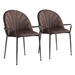 Kurt Dark Brown Dining Chair - ZUO5286