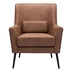 Ontario Vintage Brown Accent Chair