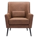 Ontario Vintage Brown Accent Chair - ZUO5316