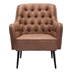 Tasmania Vintage Brown Accent Chair