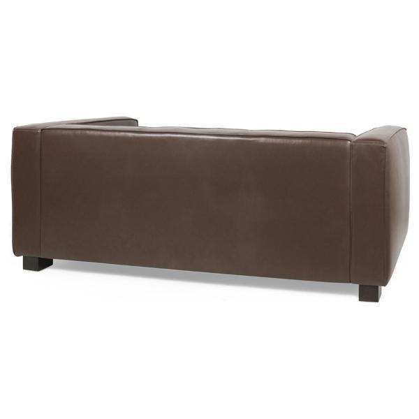 Rowynn 80" 3 Seater Sofa - Dark Brown - Birch Wood Legs - CAB2210