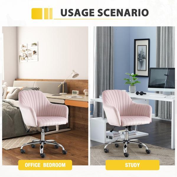 Solarae Accent Chair - Pink Velvet - Stainless Steel Legs - CAB2644