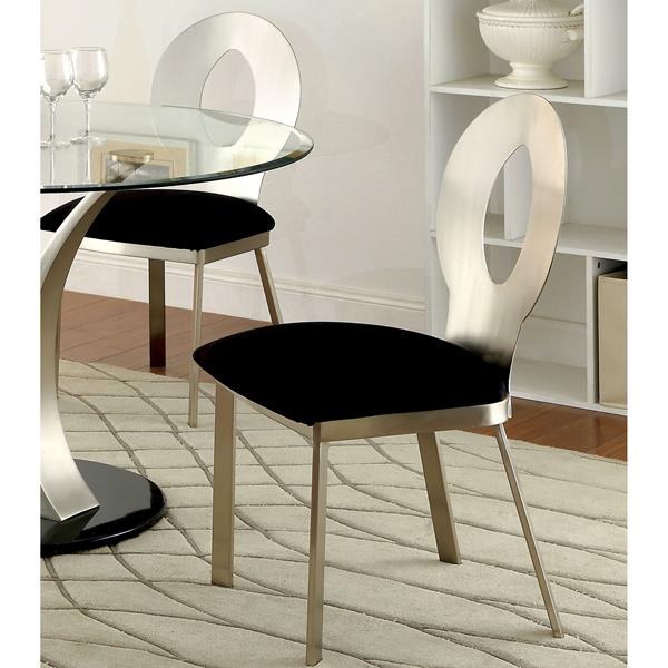 Melie Contemporary Padded Side Chairs - Set of Two - FOA1091