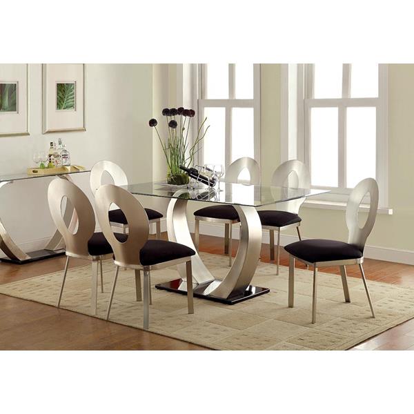 Melie Contemporary Padded Side Chairs - Set of Two - FOA1091