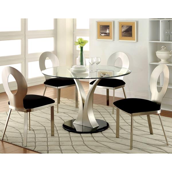 Melie Contemporary Padded Side Chairs - Set of Two - FOA1091