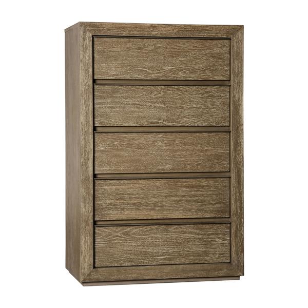 Deerpath 5-Drawer Chest - Light Walnut 