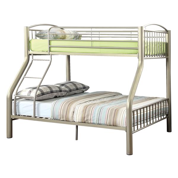 Pimmel Contemporary Metal Twin Over Full Bunk Bed 