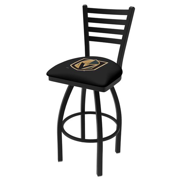 L014 Vegas Golden Knights 36-Inch Swivel Bar Stool with Black Wrinkle Finish 