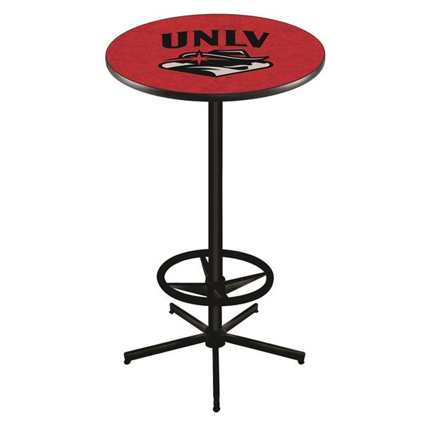 L216 University of Nevada Las Vegas 42" Tall - 36" Top Pub Table - Black Wrinkle  